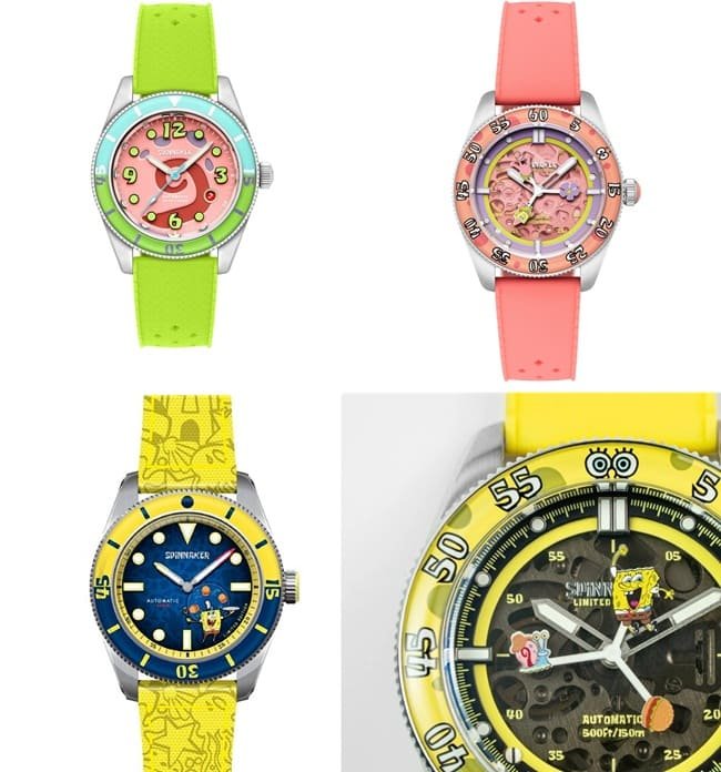 Лимитированные наручные часы Spinnaker x SpongeBob: яркие дайверские модели на Bestwatch Лимитированные наручные часы Spinnaker x SpongeBob: яркие дайверские модели на Bestwatch